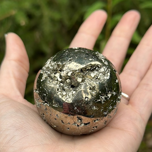 Pyrite Crystal Sphere - Picture 6 of 6